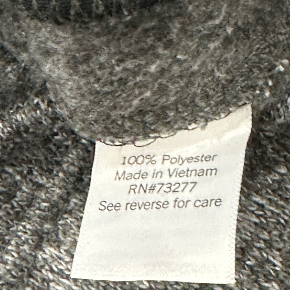 Sonoma 3X Quarter 1/4 Snap Mockneck Sweatshirt Gray Long Sleeve Fleece Pockets - Picture 9 of 9